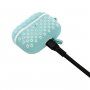 Husă de protecție din silicon pentru AirPods Pro - albastru-alb