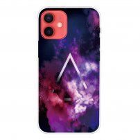 Husă rezistentă la impact, cerul înstelat pentru iPhone 12 / 12 Pro - violet