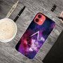 Husă rezistentă la impact, cerul înstelat pentru iPhone 12 / 12 Pro - violet