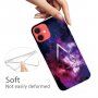 Husă rezistentă la impact, cerul înstelat pentru iPhone 12 / 12 Pro - violet