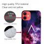 Husă rezistentă la impact, cerul înstelat pentru iPhone 12 / 12 Pro - violet