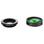 Obiectiv multifuncţional HAUTIK 4 în 1, cu clip, pentru Apple iPhone - 180° ochi de peşte / obiectiv macro / obiectiv telescopic / obiectiv panoramic