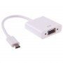 Reducţie USB-C la VGA pentru MacBook - alb