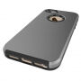 Carcasă de protecţie, cu pentru Apple iPhone SE (2016) / 5S / 5 - gri
