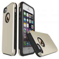 Carcasă de protecţie, cu pentru Apple iPhone SE (2016) / 5S / 5 - auriu
