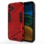 Husă de protecție durabilă cu stand pentru iPhone 11 - roșu