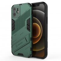 Husă de protecție durabilă cu stand pentru iPhone 12 - verde