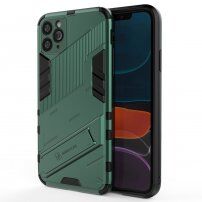 Husă de protecție durabilă cu stand pentru iPhone 11 Pro Max - verde
