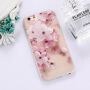 Carcasă de protecţie, din plastic moale, pentru Apple iPhone 6 / 6S - flori de cireş