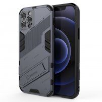 Husă de protecție durabilă cu stand pentru iPhone 12 Pro - gri