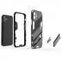Husă de protecție durabilă cu stand pentru iPhone 12 - alb