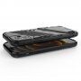 Husă de protecție durabilă cu stand pentru iPhone 12 - alb