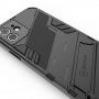 Husă de protecție durabilă cu stand pentru iPhone 12 - alb