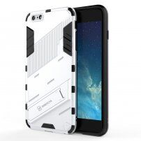 Husă de protecție durabilă cu stand pentru iPhone 6 Plus / 6S Plus - alb