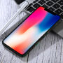 Carcasă pentru Apple iPhone XS / iPhone X, luminează în întuneric - model geometric verde