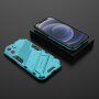 Husă de protecție durabilă cu stand pentru iPhone 12 mini - albastru