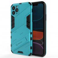 Husă de protecție durabilă cu stand pentru iPhone 11 Pro Max - albastru