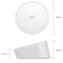 Încărcător wireless elegant QI HAMTOD, pentru Apple iPhone - alb