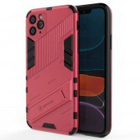 Husă de protecție durabilă cu stand pentru iPhone 11 Pro Max - roz