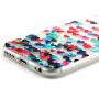 Husă pentru Apple iPhone 6 / 6S – albă, cu inimioare gravate