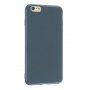 Carcasă de protecție din silicon pentru iPhone 6 / 6S - albastru-gri