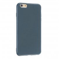 Carcasă de protecție din silicon pentru iPhone 6 / 6S - albastru-gri