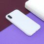 Carcasă de protecție din silicon pentru iPhone X / XS - alb