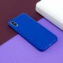 Carcasă de protecție din silicon pentru iPhone X / XS - albastru regal