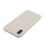Carcasă de protecție din silicon pentru iPhone X / XS - bej
