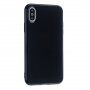 Carcasă de protecție din silicon pentru iPhone XR - negru