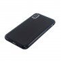 Carcasă de protecție din silicon pentru iPhone XR - negru