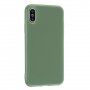 Carcasă de protecție din silicon pentru iPhone XR - măslinie