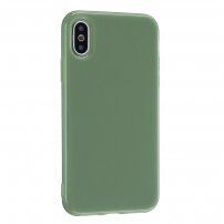 Carcasă de protecție din silicon pentru iPhone XR - măslinie