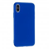 Carcasă de protecție din silicon pentru iPhone XR - albastru regal