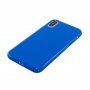 Carcasă de protecție din silicon pentru iPhone XR - albastru regal