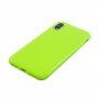 Carcasă de protecție din silicon pentru iPhone XR - verde