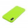 Carcasă de protecție din silicon pentru iPhone XR - verde