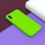 Carcasă de protecție din silicon pentru iPhone XR - verde