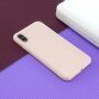 Carcasă de protecție din silicon pentru iPhone XR - roz deschis
