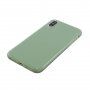 Carcasă de protecție din silicon pentru iPhone XS Max - măslinie