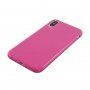 Carcasă de protecție din silicon pentru iPhone XS Max - fucsia