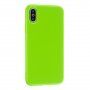 Carcasă de protecție din silicon pentru iPhone XS Max - verde