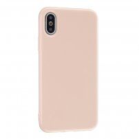 Carcasă de protecție din silicon pentru iPhone XS Max - roz deschis