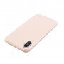 Carcasă de protecție din silicon pentru iPhone XS Max - roz deschis