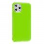Carcasă de protecție din silicon pentru iPhone 11 Pro Max - verde