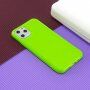 Carcasă de protecție din silicon pentru iPhone 11 Pro Max - verde
