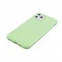 Carcasă de protecție din silicon pentru iPhone 11 Pro Max - verde deschis