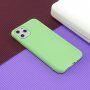 Carcasă de protecție din silicon pentru iPhone 11 Pro Max - verde deschis