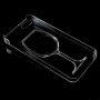 Carcasă din plastic, cu vin curgător în pahar din plastic, pentru Apple iPhone SE (2016) / 5S / 5