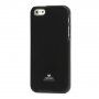 MERCURY GOOSPERY husă de protecție cu sclipici pentru iPhone 5 / 5S / SE (2016) - negru